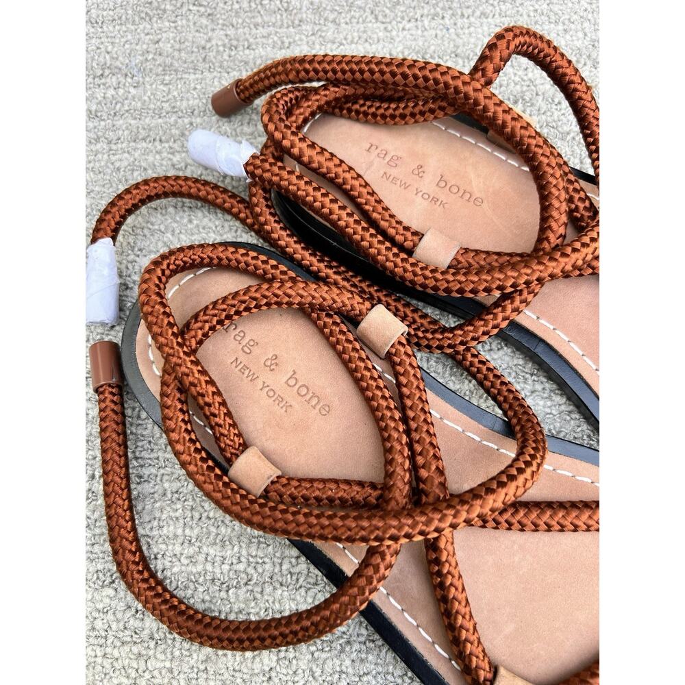 rag & bone Infinity Brown Sandal Leather and Nylon Women's Size 8 US NEW - Picture 6 of 16
